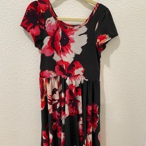 LuLaRoe and Dot Dot Smile colab toddler dress